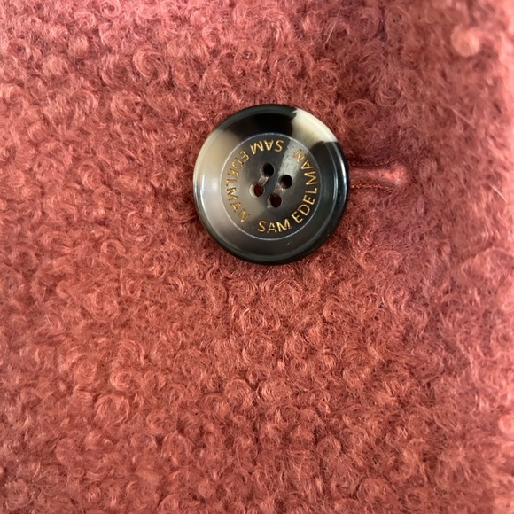 Sam Edelman Women's Cozy Sherpa Jacket in Dusty Rose size S - Picture 9 of 12